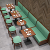 Simple Casual Restaurant Cafe Upholstered Benches