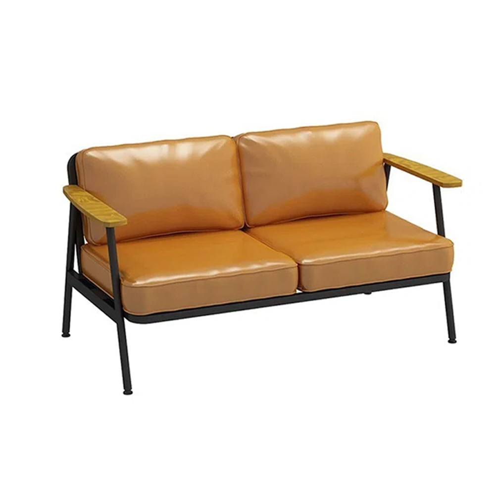 Cafe Restaurant Bench Faux Leather Upholstered Bench