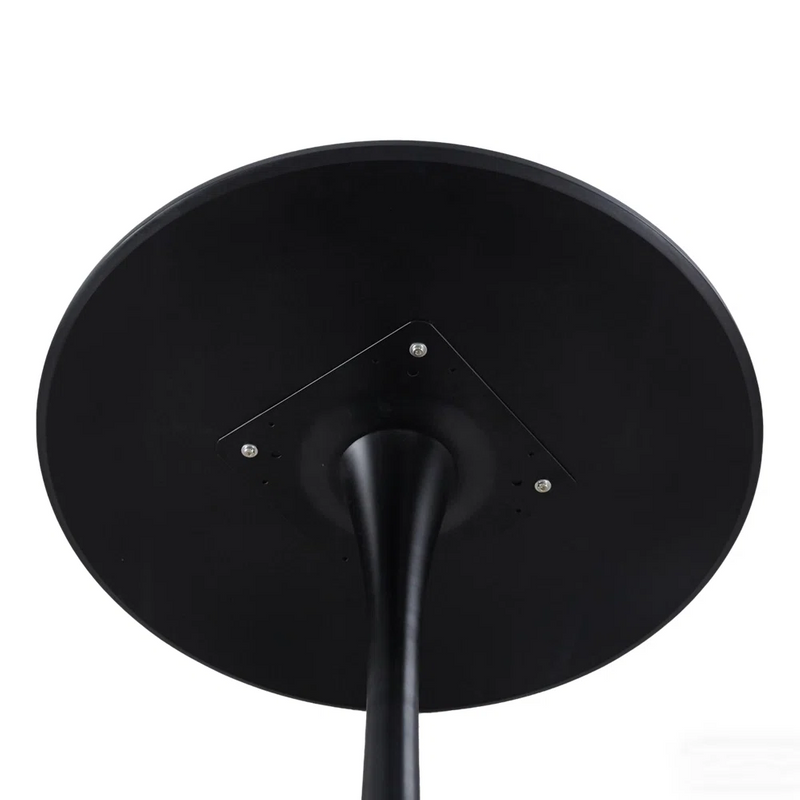 Tulip Base Black Square Table