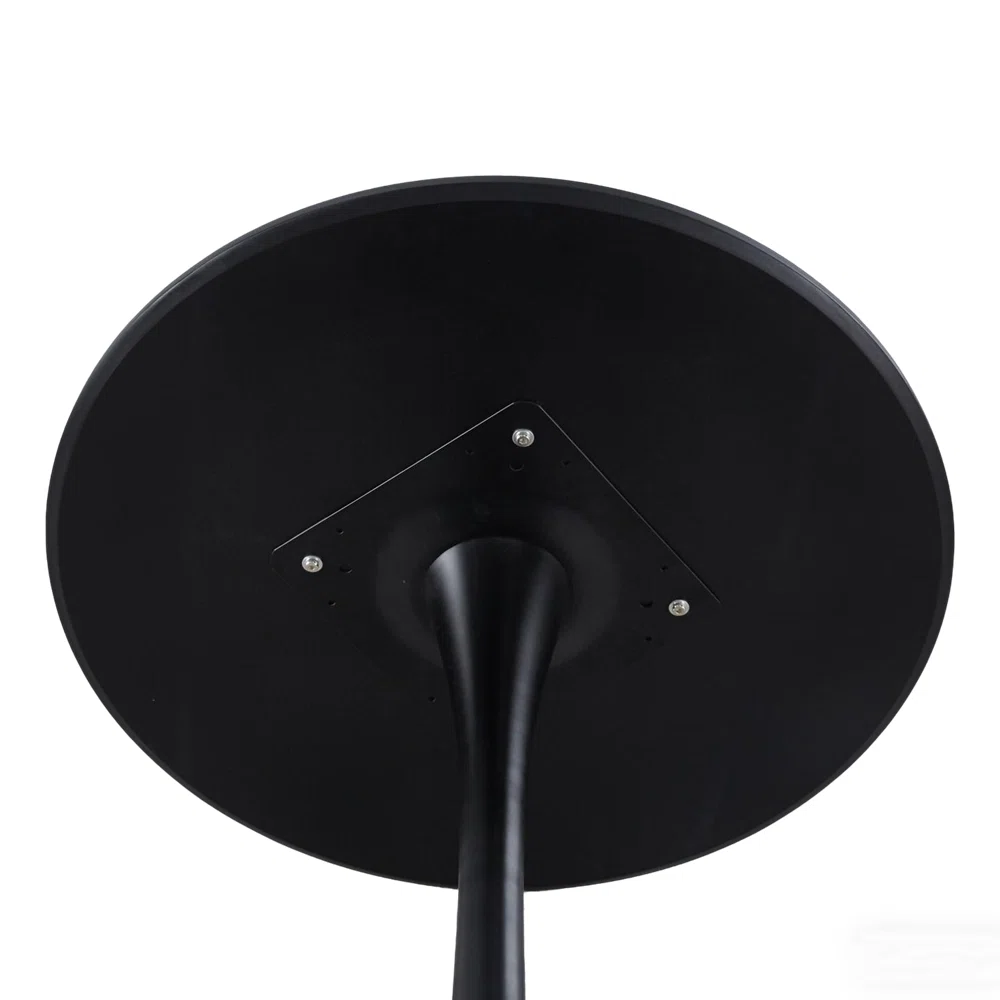 Tulip Base Black Square Table