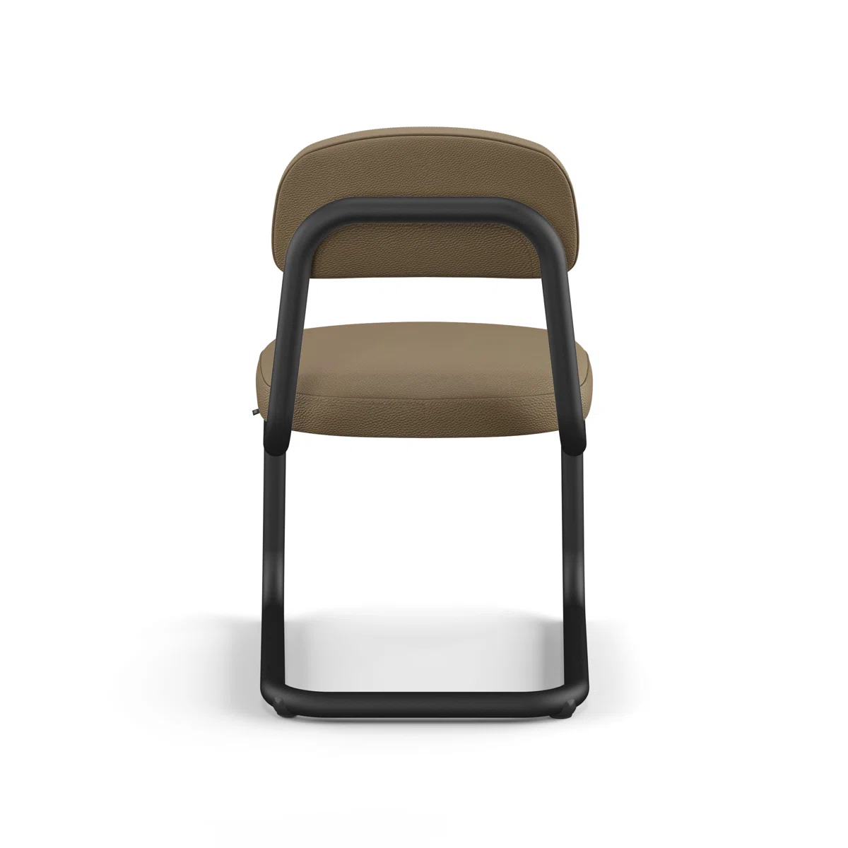 Upholstered Dining Chair With Metal Base