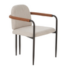 Denver Modern Dining Chairs With Iron Frame