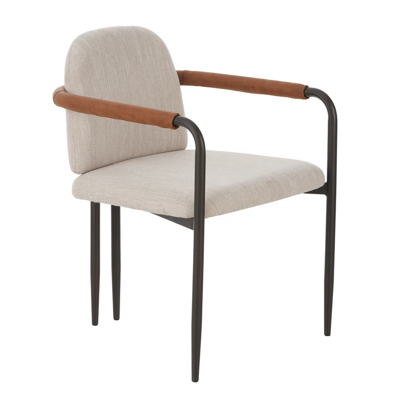 Denver Modern Dining Chairs With Iron Frame