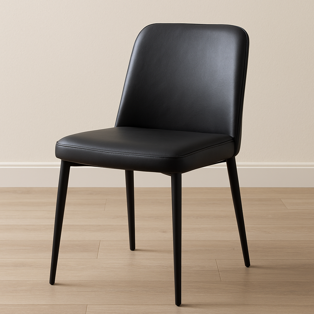 Modern vinyl dining chair design