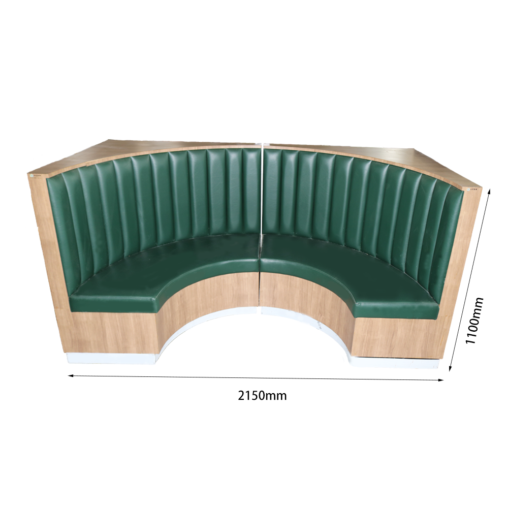 Curved Restaurant Booth Seating