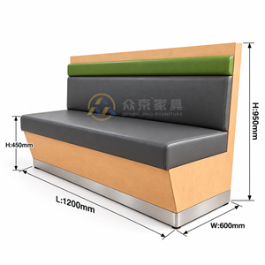 Single Row Restaurant Booths | Commercial Wall Booth Seating 