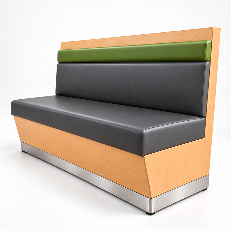 Single Row Restaurant Booths | Commercial Wall Booth Seating 