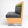 Single Row Restaurant Booths | Commercial Wall Booth Seating 