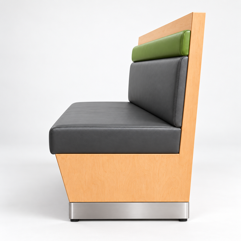 Single Row Restaurant Booths | Commercial Wall Booth Seating 